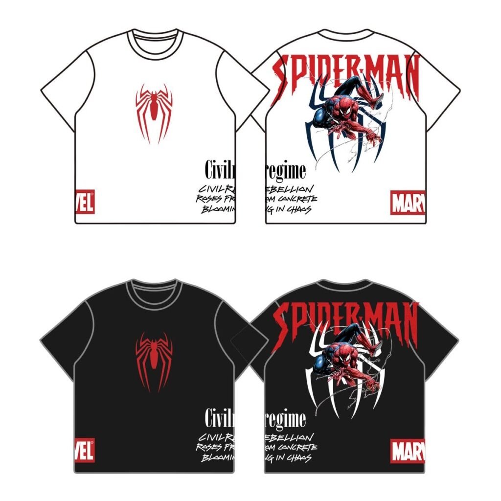 Spider Graphic Oversized T-Shirt