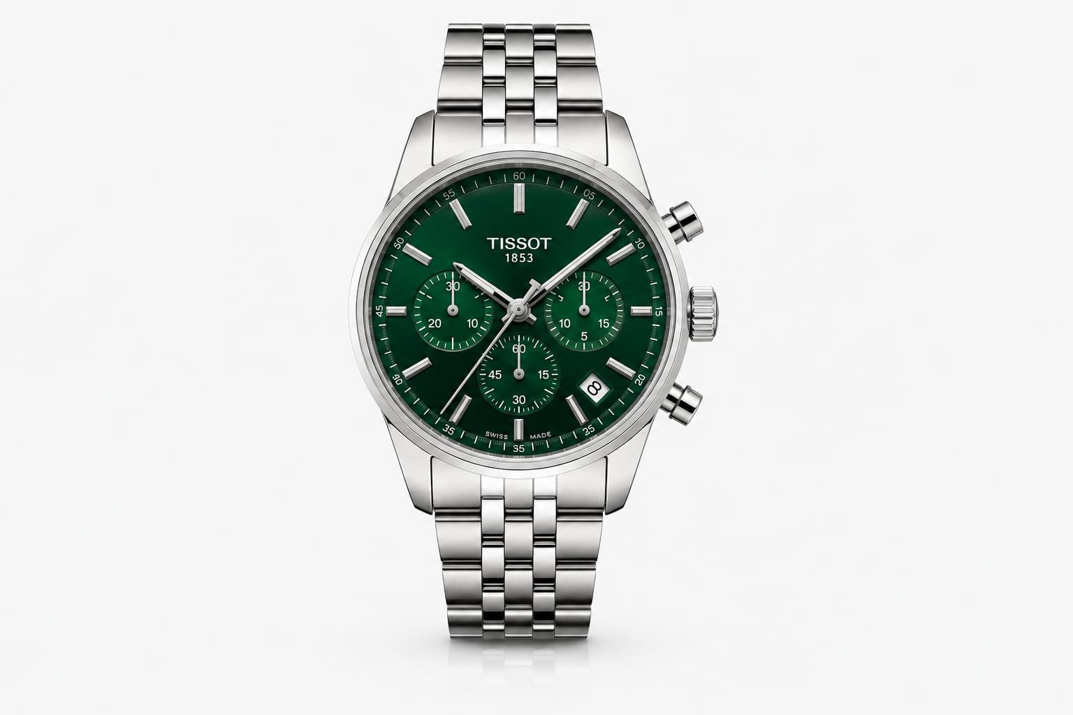 Tissot Green Dial Chronograph Watch – First Copy - Image 4